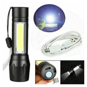 Mini Zoom Work Light Can Stretch LED Flashlight