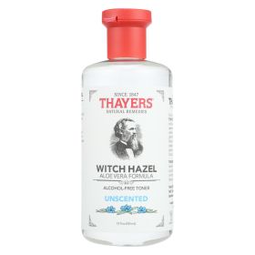 Thayers Witch Hazel With Aloe Vera Unscented - 12 Fl Oz