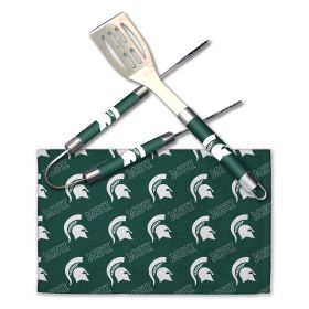 Michigan State BBQ Grill Utensil Set