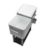 Outdoor 80QT Rolling Party Iron Spray Cooler Cart Ice Bee Chest Patio Warm Shelf