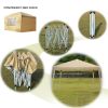 3 x 3m Two Doors & Two Windows Practical Waterproof Right-Angle Folding Tent Khaki