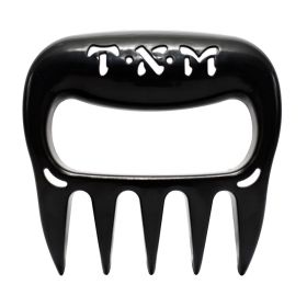 TXM Meat Claws for Shredding Barbecue Claws for Pulled Pork Grill Smoker Meat Paw Claw BBQ Claws Shredding Smoker Cooking Tool (Ships From: China, Color: 1pc black)