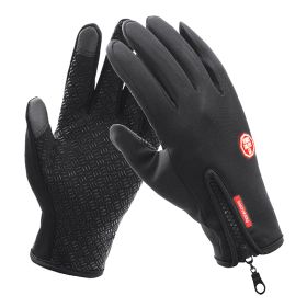 Moto Touch Screen Motorbike Racing Riding Gloves Winter Motorcycle Gloves Winter Thermal Fleece Lined Waterproof Heated Guantes (Color: As Picture, size: XL)