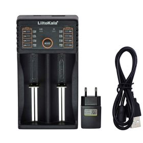 Lii-PD4 Lii-PD2 Lii-402 Lii202 Lii100 18650 Charger Universal Smart Charger for 26650 18650 21700 18500 AA AAA battery (Color: Lii-202 full set)