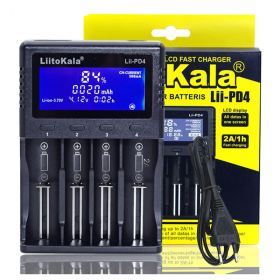 Lii-PD4 Lii-PD2 Lii-402 Lii202 Lii100 18650 Charger Universal Smart Charger for 26650 18650 21700 18500 AA AAA battery (Color: Lii-PD4 standard)