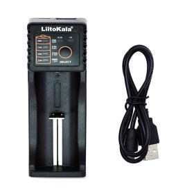 Lii-PD4 Lii-PD2 Lii-402 Lii202 Lii100 18650 Charger Universal Smart Charger for 26650 18650 21700 18500 AA AAA battery (Color: Lii-100 standard)