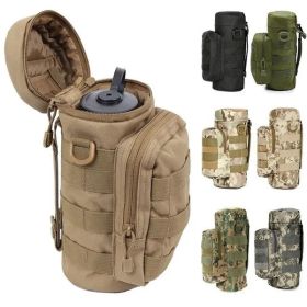 Molle Water Bottle Pouch for Camping Hiking Mountaineer Outdoor Sport (Color: B)