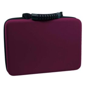 Large Battery Storage Case (Color: Raspberry)