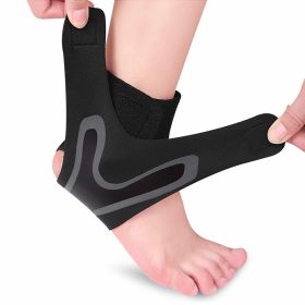 Neopene Ankle Brace (Color: Black, size: M left)